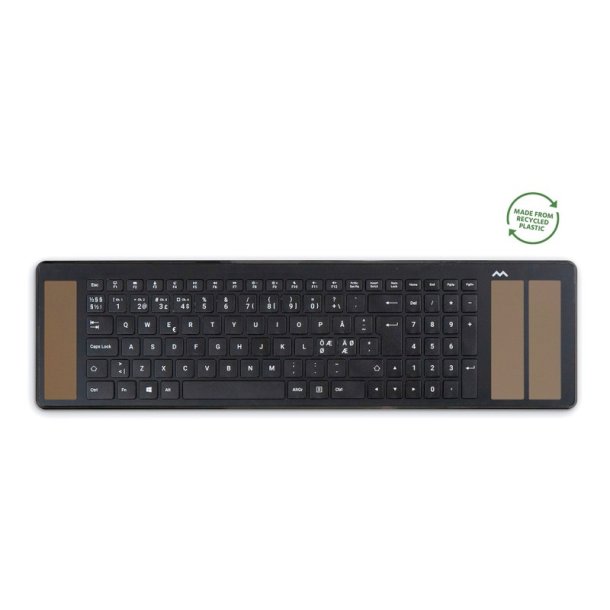 Mousetrapper Tastatur Type - Trdls - Solar - Slim Ergonomisk - Sort