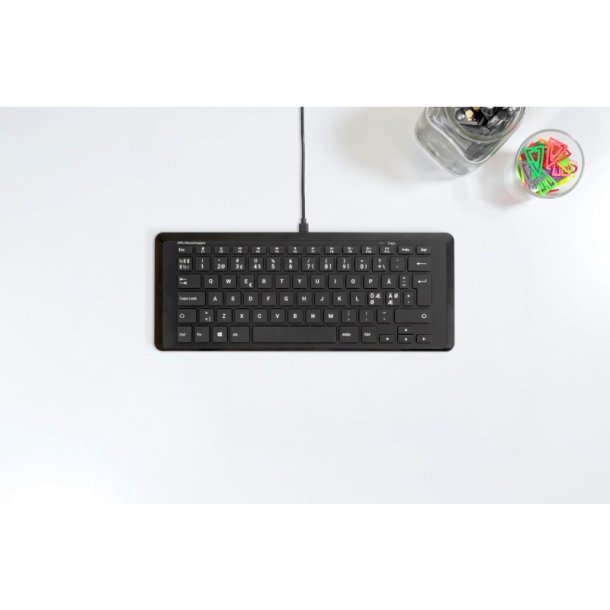 Mousetrapper Tastatur Type Mini - Ergonomisk - Sort