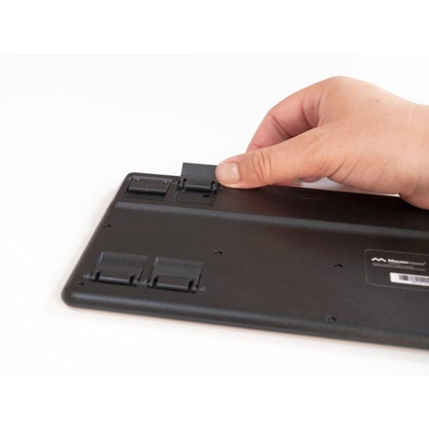 Mousetrapper Tastatur Type Mini - Ergonomisk - Sort