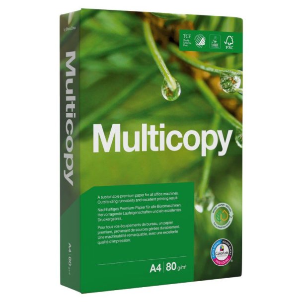 MultiCopy kopipapir NEXT - A3 - 80g/m2 - 500 ark pr. pakke