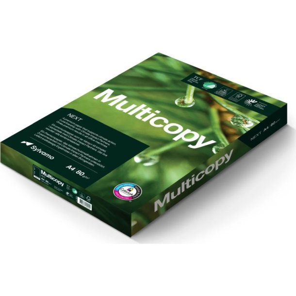 MultiCopy kopipapir NEXT - A4 - 80g - 500 ark pr. pakke