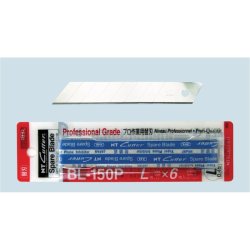 NT-Cutter BL-150P Skreblade til 18mm junior hobbykniv - Pakke med 6 stk.