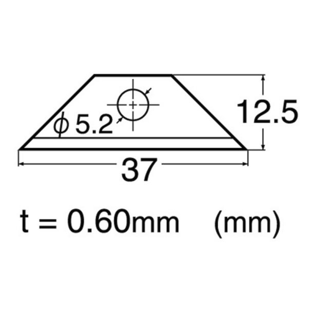 NT-Cutter BR-400P skreblade til R-1200P Kartonbner- Pakke med 10 stk.