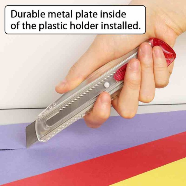 NT-Cutter iL-120P Junior Hobbykniv 18mm - transparente farver