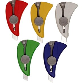 NT-Cutter Q-100P Quick Knife hobbykniv - 5 levende farver