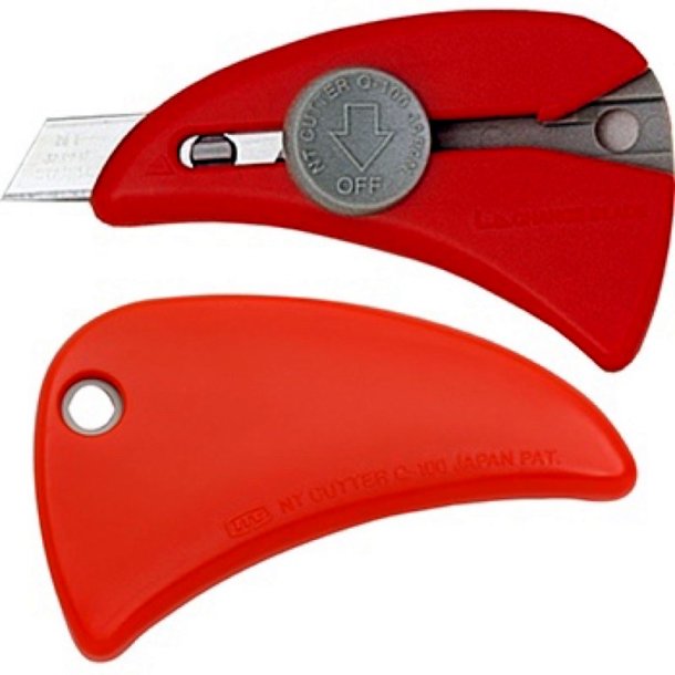 NT-Cutter Q-100P Quick Knife hobbykniv - 5 levende farver