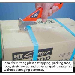 NT-Cutter R-1200 emballage- og kartonkniv inkl. 2 skreblade