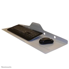 Neomounts KEYB-V100 Keyboard/mouse shelf - w 75 cm - Silver - Steel - 10 kg - 75 x 75 mm - 1 - 0 - 750 mm