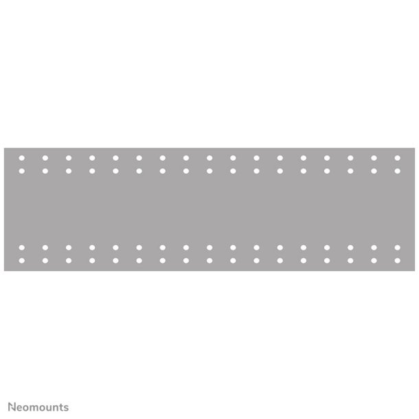 Neomounts KEYB-V100RACK Keyboard/mouse shelf connector - Silver - Steel - 100 x 100,75 x 75 mm - 0 - 400 mm - 0 - 120 mm
