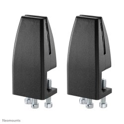 Neomounts NS-CLMP25BLACK Desk clamp set 2 pcs - max 5 kg - Black - Aluminium - 5 kg - Desk - 0 - 89 mm - 0 - 42 mm