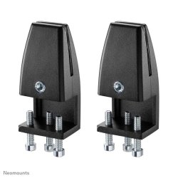 Neomounts NS-CLMP25BLACK Desk clamp set 2 pcs - max 5 kg - Black - Aluminium - 5 kg - Desk - 0 - 89 mm - 0 - 42 mm