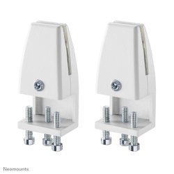 Neomounts NS-CLMP25WHITE Desk clamp set 2 pcs - max 5 kg - White - Aluminium - 5 kg - Desk - 0 - 89 mm - 0 - 42 mm