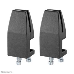 Neomounts NS-CLMP40BLACK Desk clamp set 2 pcs - max 5 kg - Black - Aluminium - 5 kg - Desk - 0 - 89 mm - 0 - 42 mm