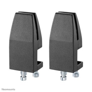 Neomounts NS-CLMP40BLACK Desk clamp set 2 pcs - max 5 kg - Black - Aluminium - 5 kg - Desk - 0 - 89 mm - 0 - 42 mm