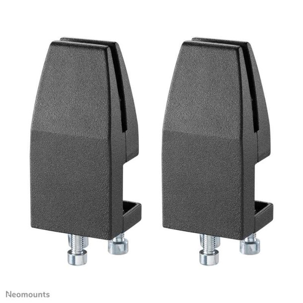 Neomounts NS-CLMP40BLACK Desk clamp set 2 pcs - max 5 kg - Black - Aluminium - 5 kg - Desk - 0 - 89 mm - 0 - 42 mm