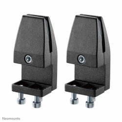 Neomounts NS-CLMP40BLACK Desk clamp set 2 pcs - max 5 kg - Black - Aluminium - 5 kg - Desk - 0 - 89 mm - 0 - 42 mm