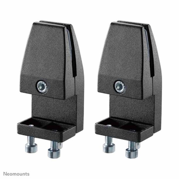 Neomounts NS-CLMP40BLACK Desk clamp set 2 pcs - max 5 kg - Black - Aluminium - 5 kg - Desk - 0 - 89 mm - 0 - 42 mm