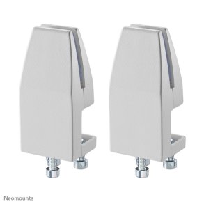 Neomounts NS-CLMP40WHITE Desk clamp set 2 pcs - max 5 kg - White - Aluminium - 5 kg - Desk - 0 - 89 mm - 0 - 42 mm