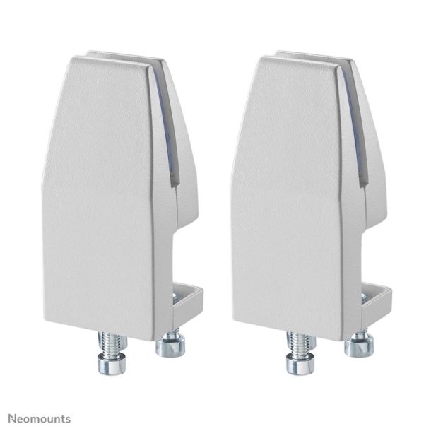 Neomounts NS-CLMP40WHITE Desk clamp set 2 pcs - max 5 kg - White - Aluminium - 5 kg - Desk - 0 - 89 mm - 0 - 42 mm
