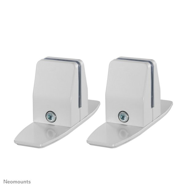 Neomounts NS-CLMPSTANDWHITE Desk clamp set 2 pcs - max 8 kg - White - Aluminium - 8 kg - Desk - 1 - 0 - 62 mm