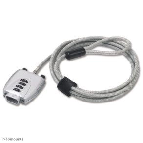 Neomounts NSVGALOCK Safety cable with lock - universal - Silver - 260 mm - 150 mm - 30 mm - 300 g - China