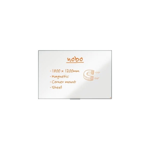 Whiteboard tavle Nobo Essence - lakeret st�l - 180x120 cm