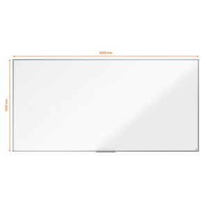 Whiteboard tavle Nobo Essence - lakeret st�l - 240x120 cm