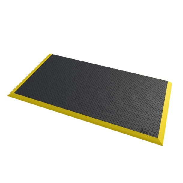 Notrax Diamond Flex 646 svejsem�tte - 102x163cm Sort/gul Nitrilm�tte