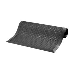 Notrax 489 Cushion Flex arbejdsm�tte - 91x210cm Sort nitrilm�tte