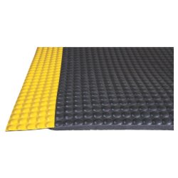 Notrax arbejdsm�tte Sky Trax 782 - 60cm Sort/Gul PVC m�tte meterm�l (pr. cm)