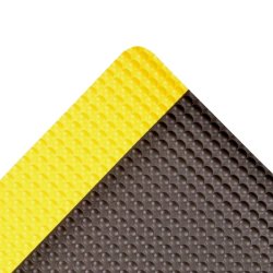 Notrax arbejdsm�tte Sky Trax 782 - 60cm Sort/Gul PVC m�tte meterm�l (pr. cm)