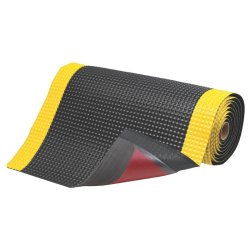 Notrax arbejdsm�tte Sky Trax 782 - 60cm Sort/Gul PVC m�tte meterm�l (pr. cm)