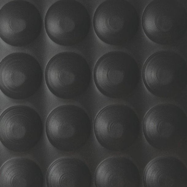 Notrax arbejdsm�tte Sky Trax 782 - 60cm Sort/Gul PVC m�tte meterm�l (pr. cm)