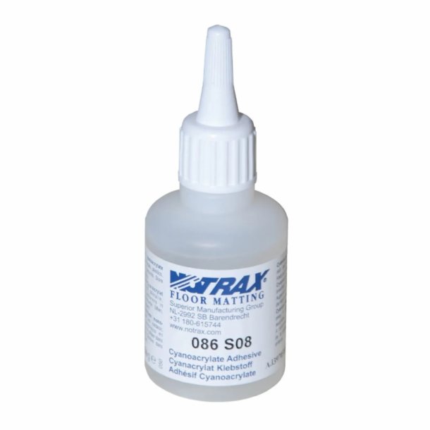 Notrax t�ppe og kant lim - flaske med 50 g