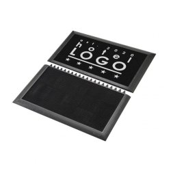 Notrax sanitetsmtte Sani-master 348 logo - 91,4x105cm - 2 zone desinfektionsmtter