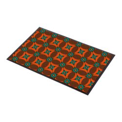 Notrax designertppe New Deco 179R - 120x180cm - Retro Orange Smudsmtte