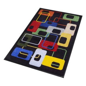 Notrax designertppe Deco 179 - 90x120cm Modern 70s Smudsmtte