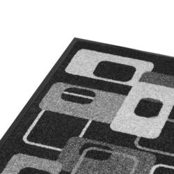 Notrax designertppe Deco 179 - 90x120cm Modern 70s Gr Smudsmtte