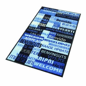 Notrax designertppe Deco 179 - 90x120cm New Welcome bl Smudsmtte