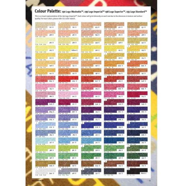 Notrax logomtte standard 193 - 90cm mtte med printet logo meterml (pr. cm)