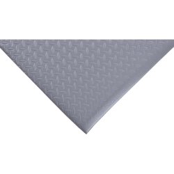 Notrax arbejdsmtte 419 Diamond Sof-Tred - 122cm x 18,3 meter gr vinylmtte rulle