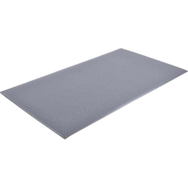 Notrax arbejdsmtte 419 Diamond Sof-Tred - 60x91cm Gr vinylmtte