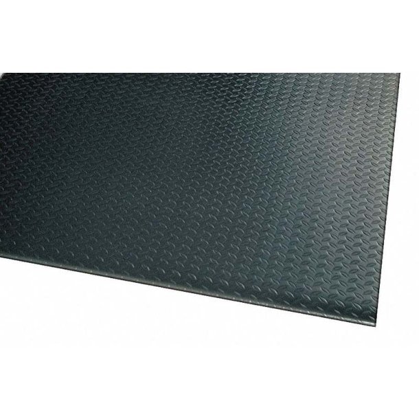 Notrax arbejdsm�tte 419 Diamond Sof-Tred - 60x91cm Sort vinylm�tte
