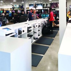 Notrax Posture 425 st�m�tte - 51x60cm Sort Nitril aflastningsm�tte