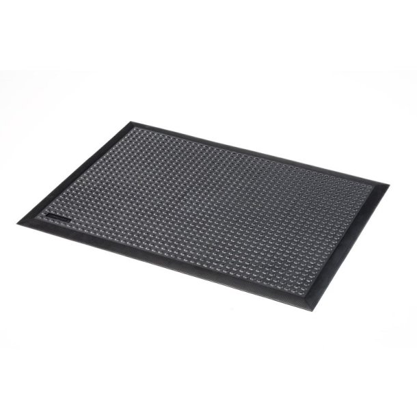 Notrax arbejdsmtte Skystep 455 - 90x150cm sort gummi stmtte