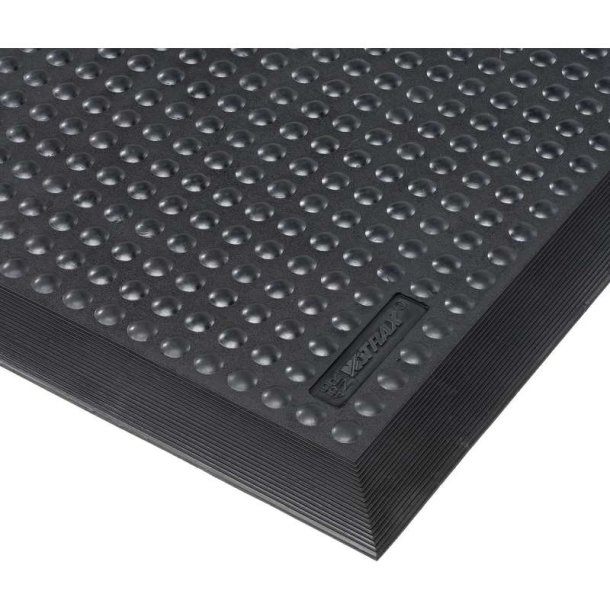 Notrax arbejdsm�tte Skystep 455 - 60x90cm sort gummi st�m�tte