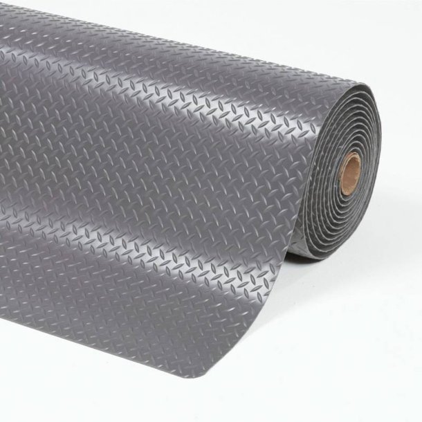 Notrax arbejdsmtte 479 Cushion Trax 479 - 122cm Gr PVC mtte p meterml (pr. cm)