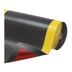 Notrax arbejdsmtte 479 Cushion Trax - 91cm Sort/Gul PVC mtte p meterml (pr. cm)