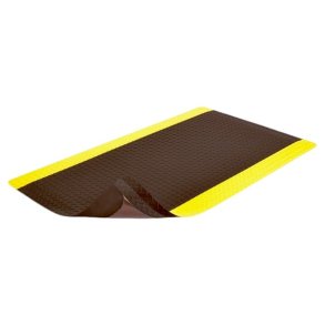 Notrax arbejdsmtte 479 Cushion Trax 479 - 60x91cm Sort/Gul PVC mtte