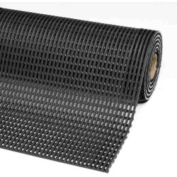 Notrax f�devarem�tte Flexdek 537 - 120cm bred Sort dr�nm�tte p� meterm�l (pr. cm)